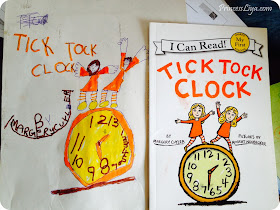 tick tock clock by margery coyler illustration