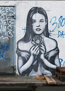 Graffiti Character Women Face by Ener Konings