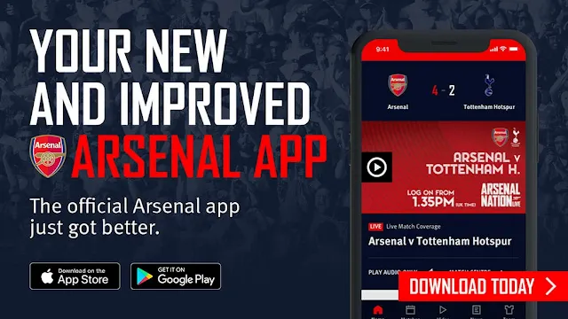 تحميل تطبيق فريق ارسنال الرسمي Arsenal Official App‏