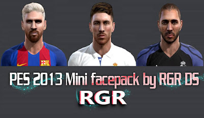 PES 2013 Mini facepack by Rgr DS