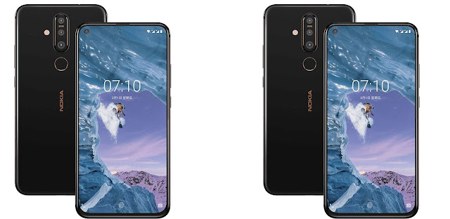 Nokia X71 Android Pie OS smartphone, Features of Nokia X71 it has Triple Cameras, 180grams, Eclipse Black colour, 3500mah battery, Pure Display and 6GB RAM.
