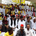 गाजीपुर में ओमप्रकाश राजभर सहित समर्थकों पर मुकदमे के विरोध में धरना प्रदर्शन - Ghazipur News