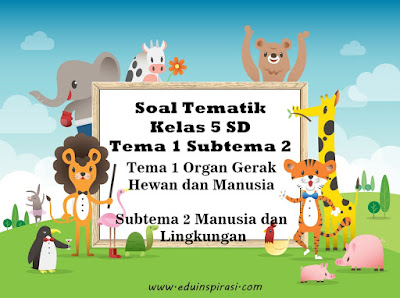 Soal Tematik Kelas 5 SD Tema 1 Subtema 2