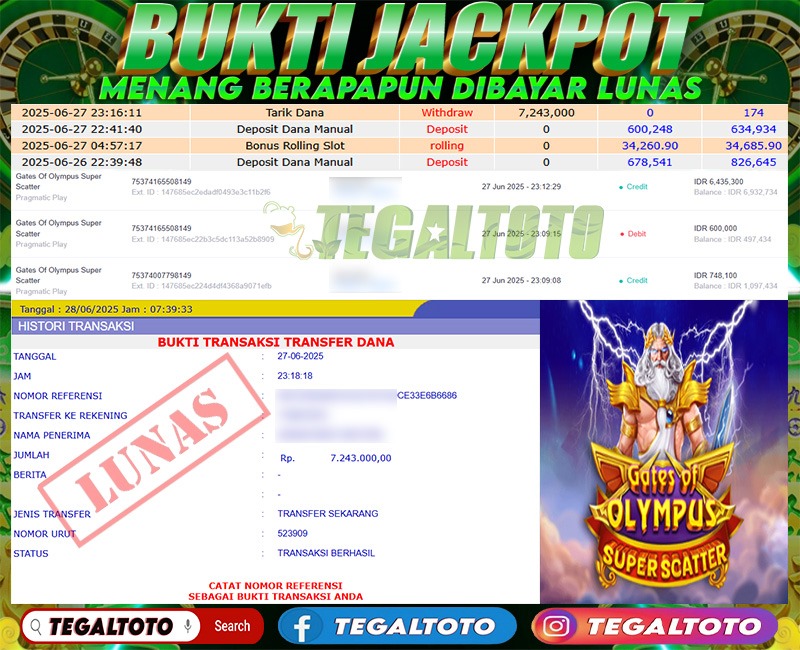 Bukti Jackpot