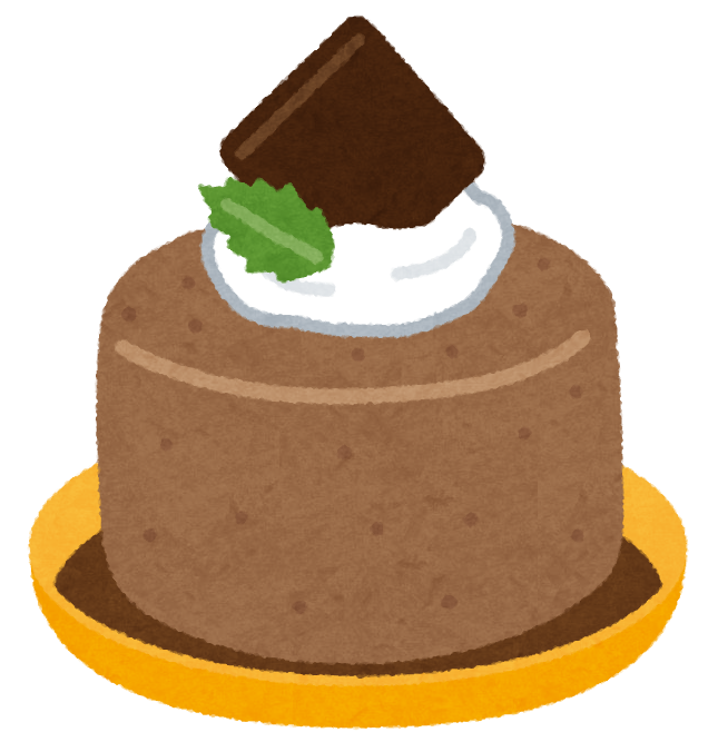 チョコレートムースのイラスト かわいいフリー素材集 いらすとや