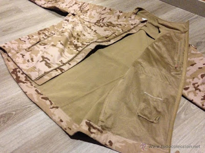 Spanish Army Desert Digital Camo Softshell Jacket e