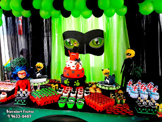 Biscuiart Festas Festa Cat Noir Decora  o Cat Noir