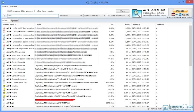 WizFile : un logiciel hyper rapide pour trouver instantanément vos fichiers