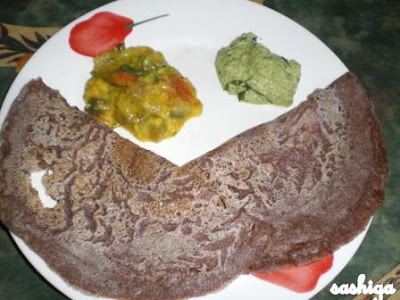 Instant Ragi Dosa