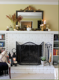 White Pumpkins and Pinecones