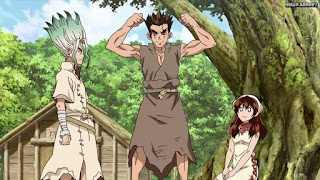 ドクターストーンアニメ 1期3話 石神千空 大木大樹 小川杠 Dr. STONE Episode 3