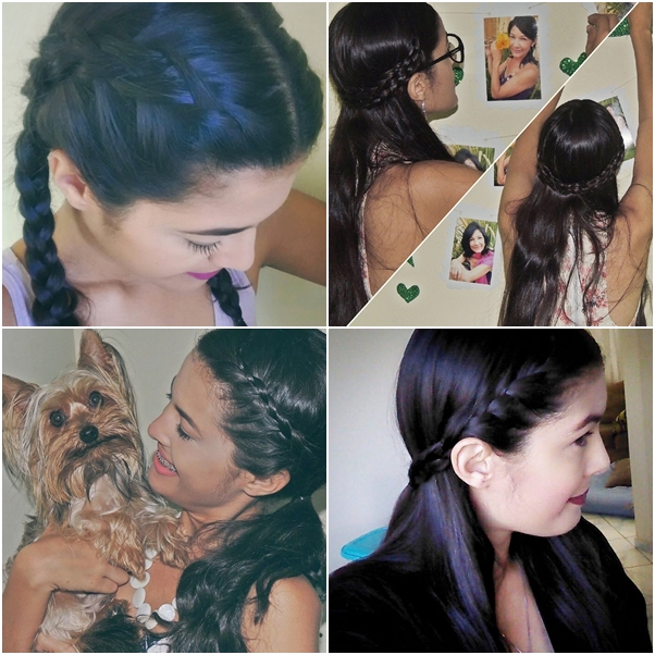 tutorial penteado fácil com trança