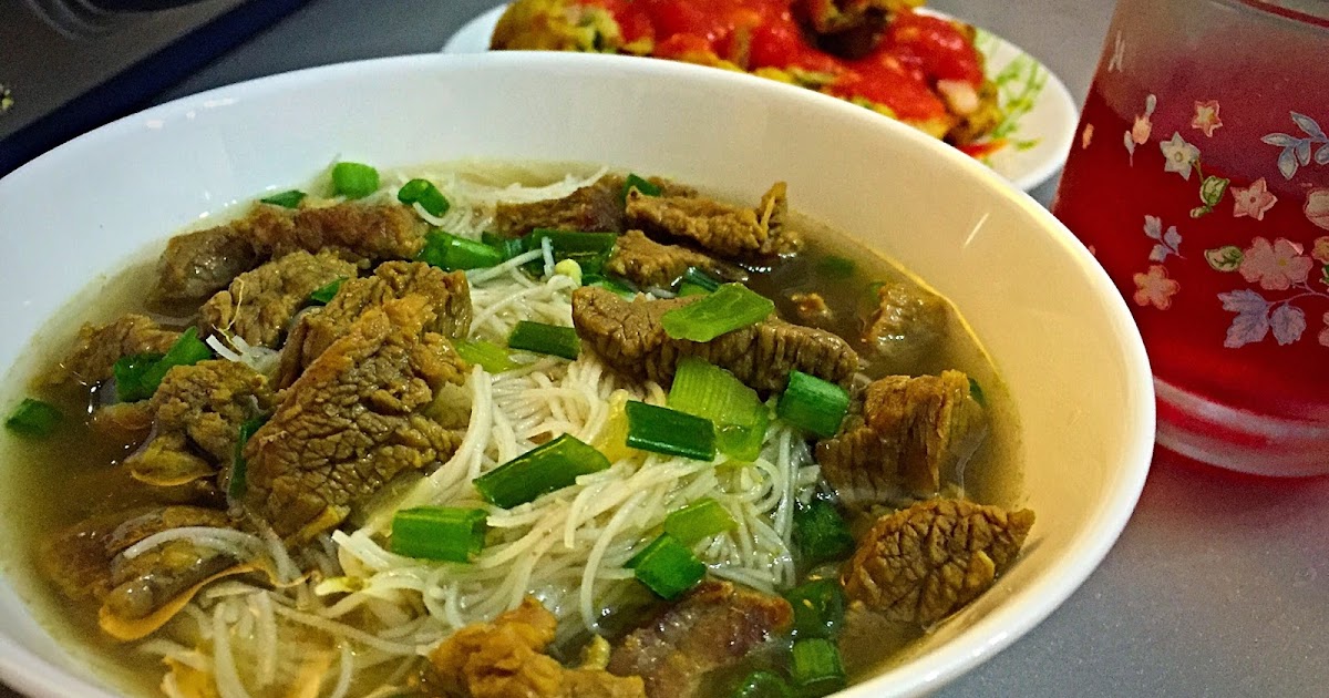 Bihun Sup Utara dan Cucur Udang Yang Sangat Sedap 