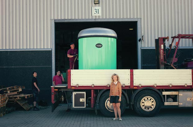 giant Vipp Bin to Keep Copenhagen city Green