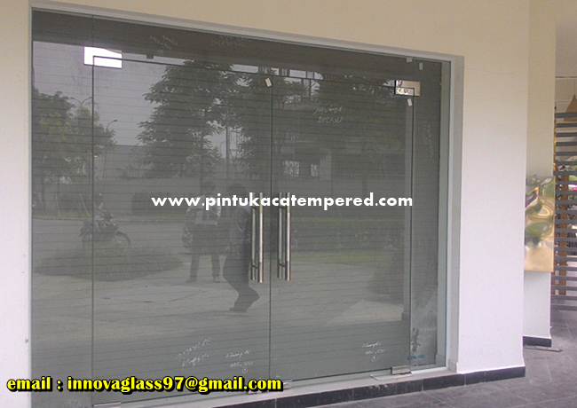  Pintu Kaca Tempered Harga Murah Dengan Frameless Patch 