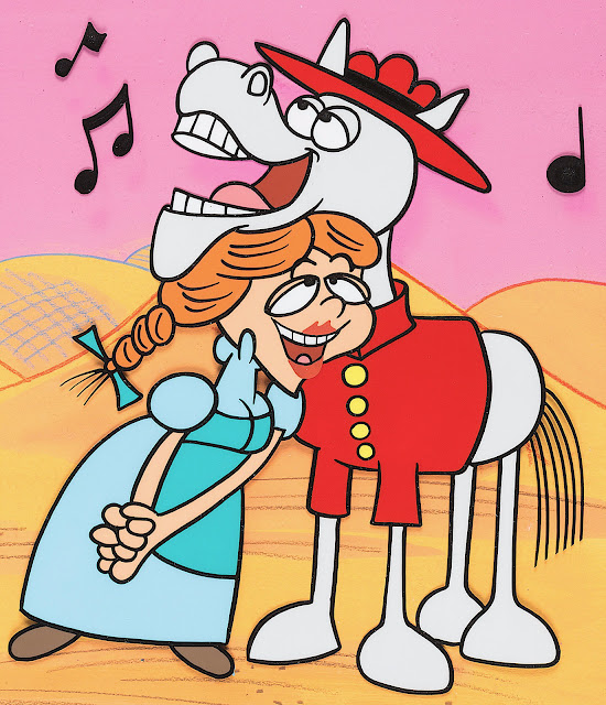 Jay Ward's Dudley Do-right horse and Nell