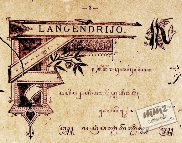 RARE BOOK BUKU  LANGKA LANGENDRIJO Gaya Tari Jawa Th 