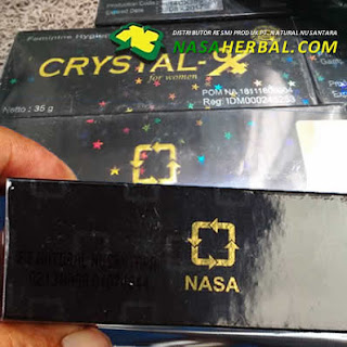 Ciri Crystal X Asli: Tercetak Logo Nasa Transparan dan Bintang 