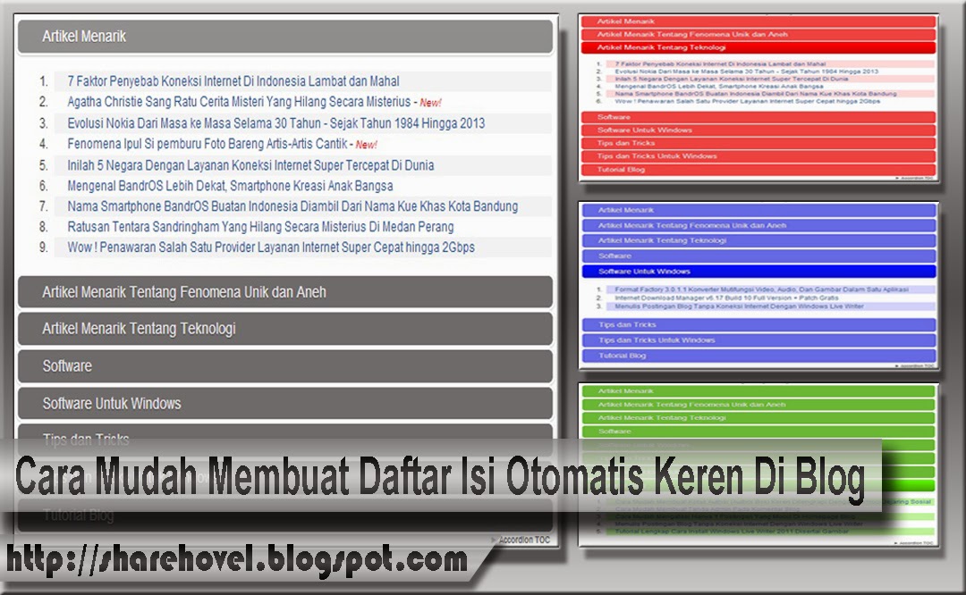 Contoh Isi Blog Keren - Gontoh