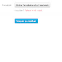 Cara Mengkoneksikan Twitter Ke Facebook