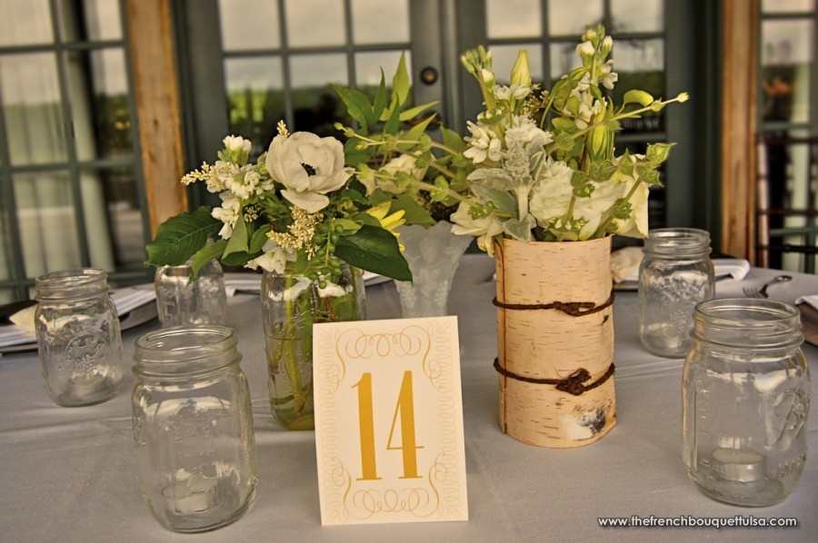 Rustic Wedding Vases 5