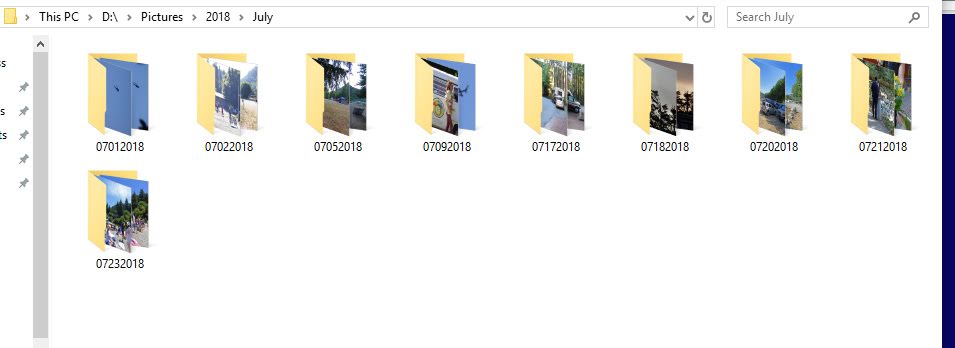 My pictures folders on computer