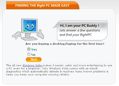 Find your right PC configuration through internet