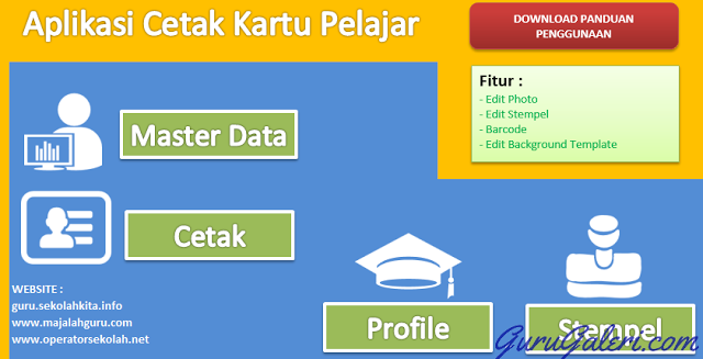 Aplikasi Cetak Kartu Pelajar Untuk Semua Jenjang 