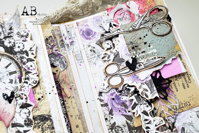 @nastyalena #abstudio #album #scrapbooking #mixedmedia