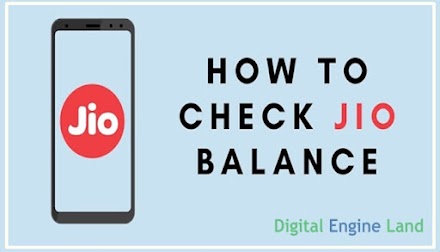 How to check jio balance, validity in mobile 📱