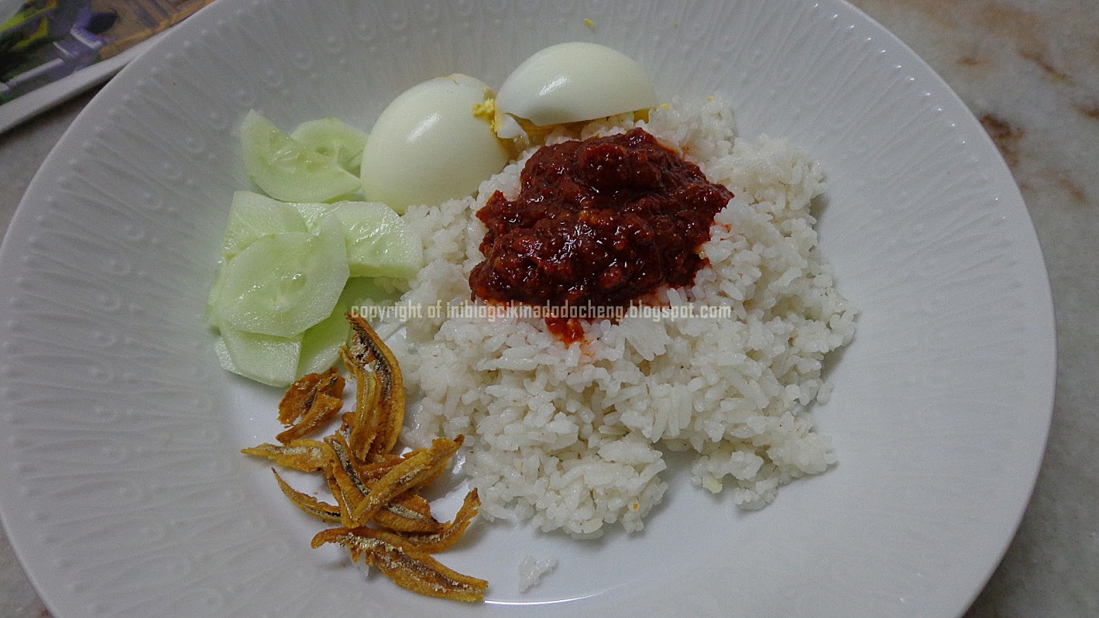 Resepi nasi lemak kukus mat gebu