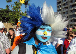 Cape Town Stadium, Germany cruises past Argentina into the  semi-finals of the 2010 World Cup