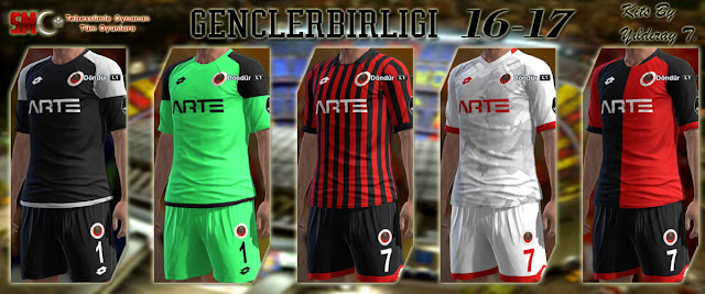 PES 2013 Gençlerbirliği 16/17 by Kits by Yıldıray T.