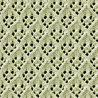 Eyelet Lace 69: Diamond | Knitting Stitch Patterns.