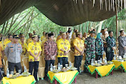 Bupati Soppeng Hadiri Acara Pesta Adat Pattaungen di Desa Goarie