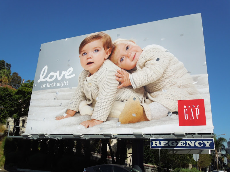 Love at first sight Baby Gap billboard