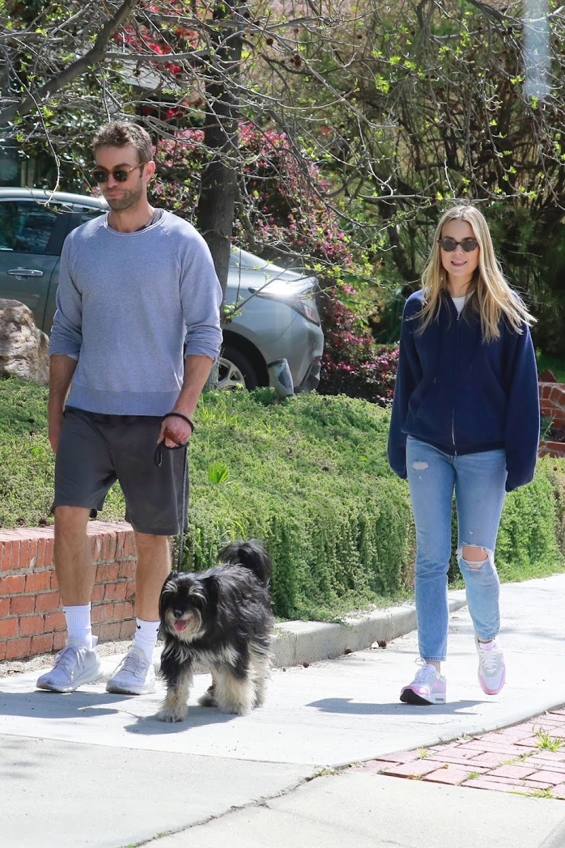 Rebecca Rittenhouse and Chace Crawford Clicked Outside in Los Feliz 25 MAr -2020
