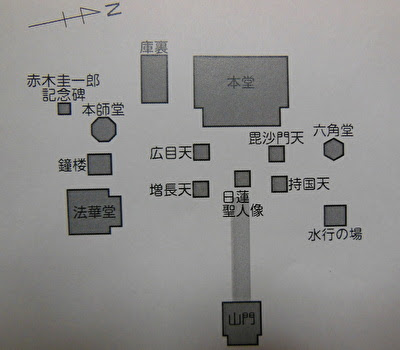  長勝寺境内図