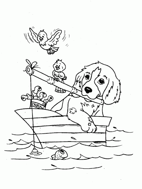 Free Printable Dog Coloring Pages For Kids Pages Large Size 