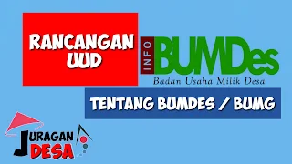 Rancangan Undang-Undang Tentang Badan Usaha Milik Desa