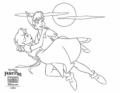 Peter  Coloring on Disney Peter Pan And Tinkerbell Coloring Page  Please Disable Pop Up
