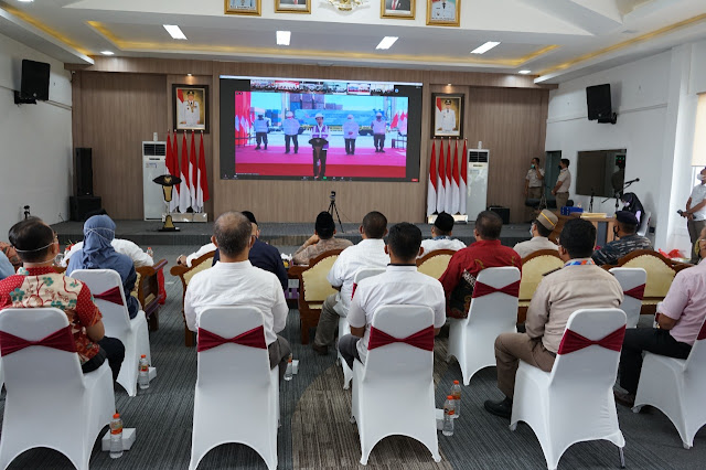 Resmikan Pelepasan Merdeka Ekspor Pertanian 2021 Secara Virtual. Ini Pesan Yang Disampaikan Presiden Jokowi
