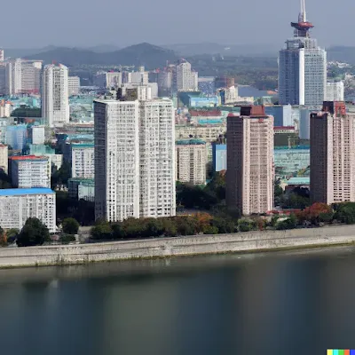 Pyongyang (Dall-e 2 Tasarımı)
