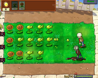 Screenshot Game Plant Vs Zombie