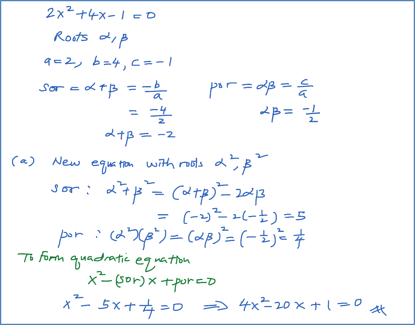 Soalan Quadratic Equation Spm - Kuora 2