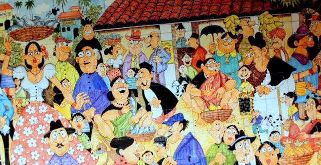 Goan Peoples (Cartoonic Illustration)