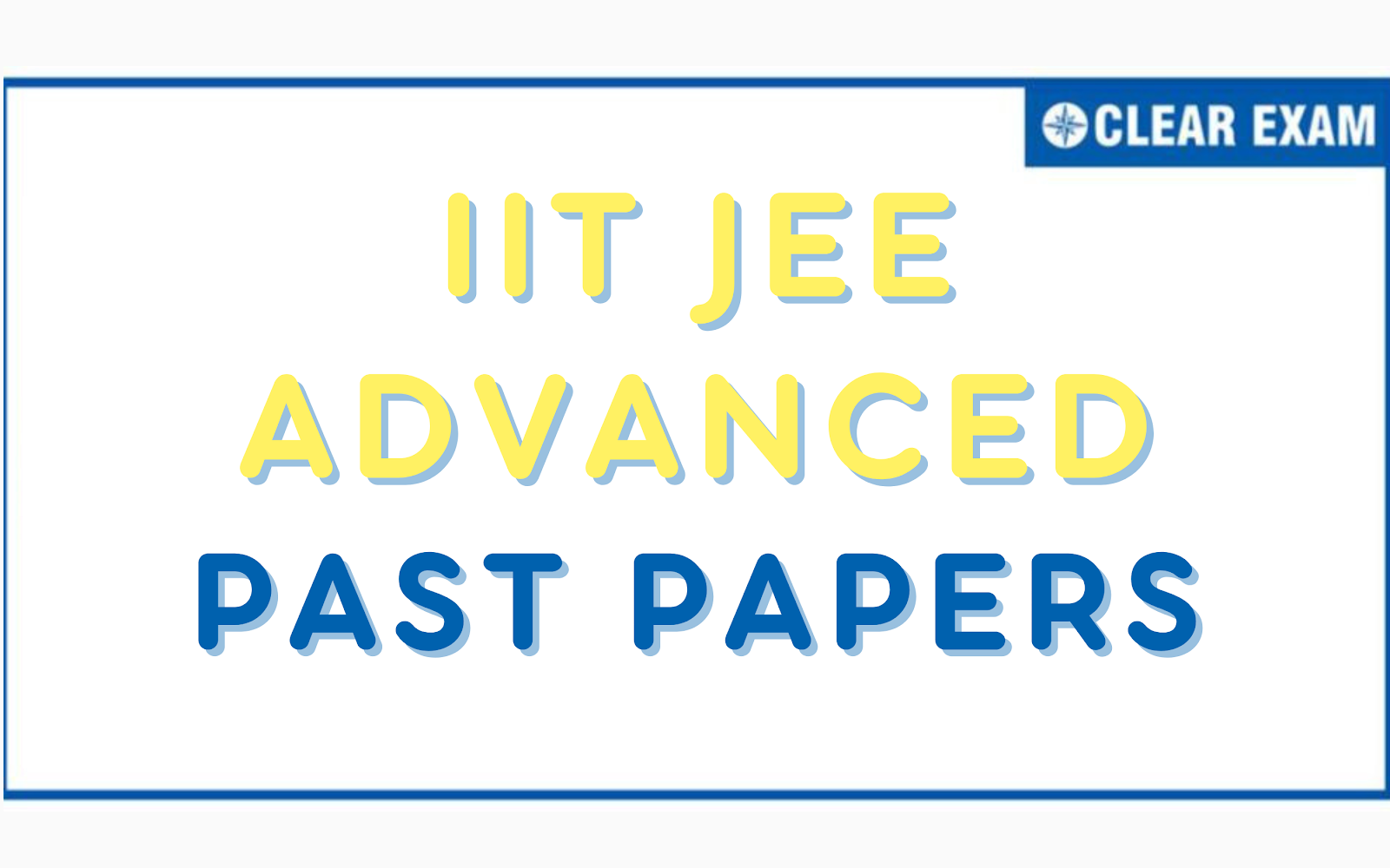 IIT JEE Advanced Past Paper