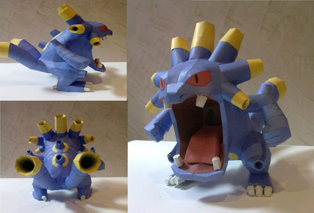 Pokemon Exploud Papercraft