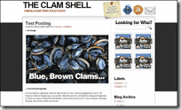 The Clam Shell template