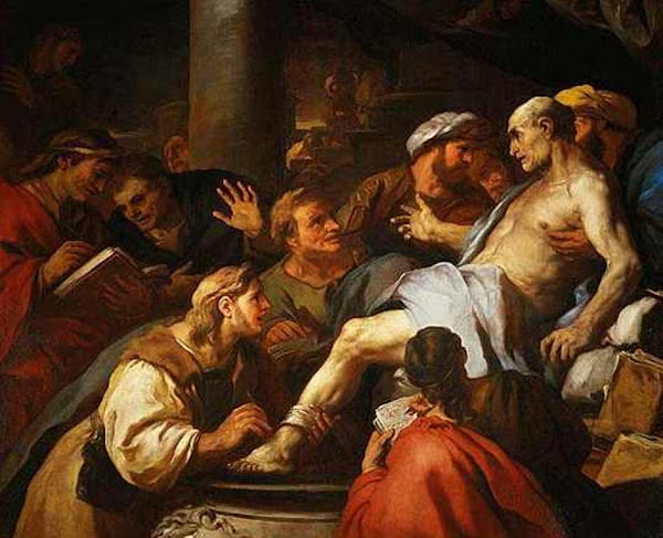 The death of Seneca by Luca Giordano, Macabre Art, Macabre Paintings, Horror Paintings, Freak Art, Freak Paintings, Horror Picture, Terror Pictures